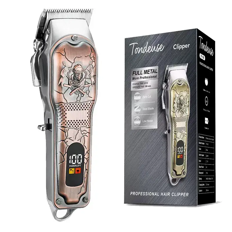 Professional Electric Hair Clipper with Digital Display