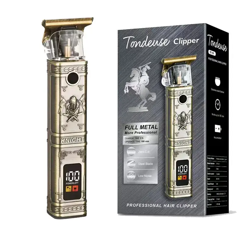 Professional Electric Hair Clipper with Digital Display