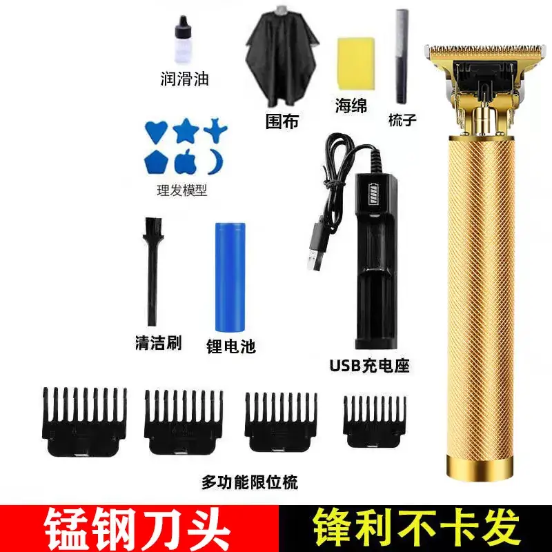 Electric Pushing Razor with Oil Head & Rechargeable Battery