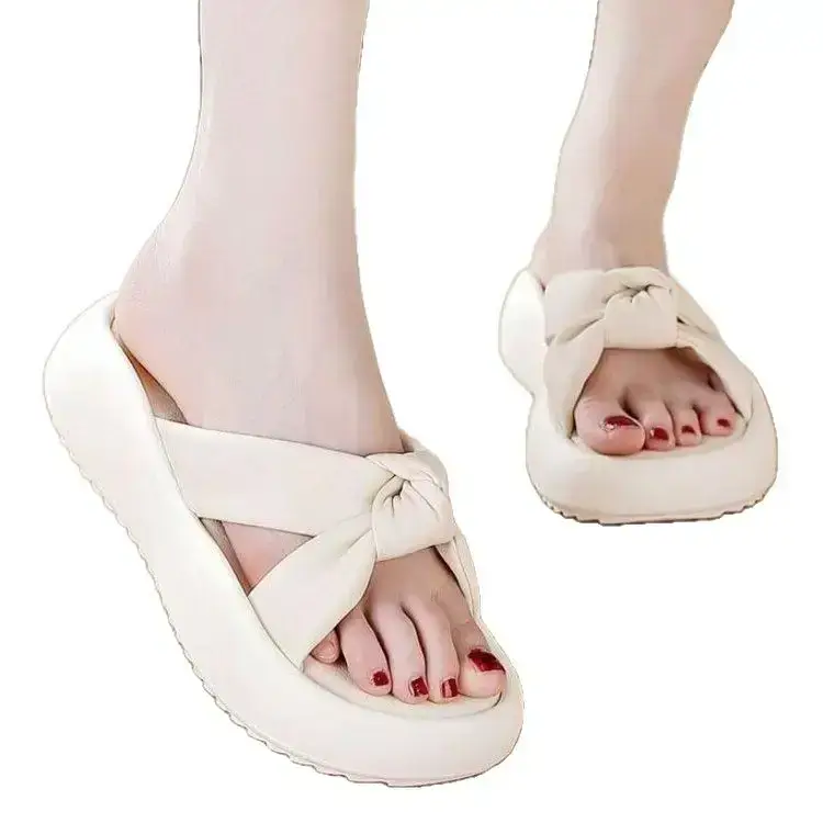 2025 Summer Women's Beach Slippers Thick Comfort All-match