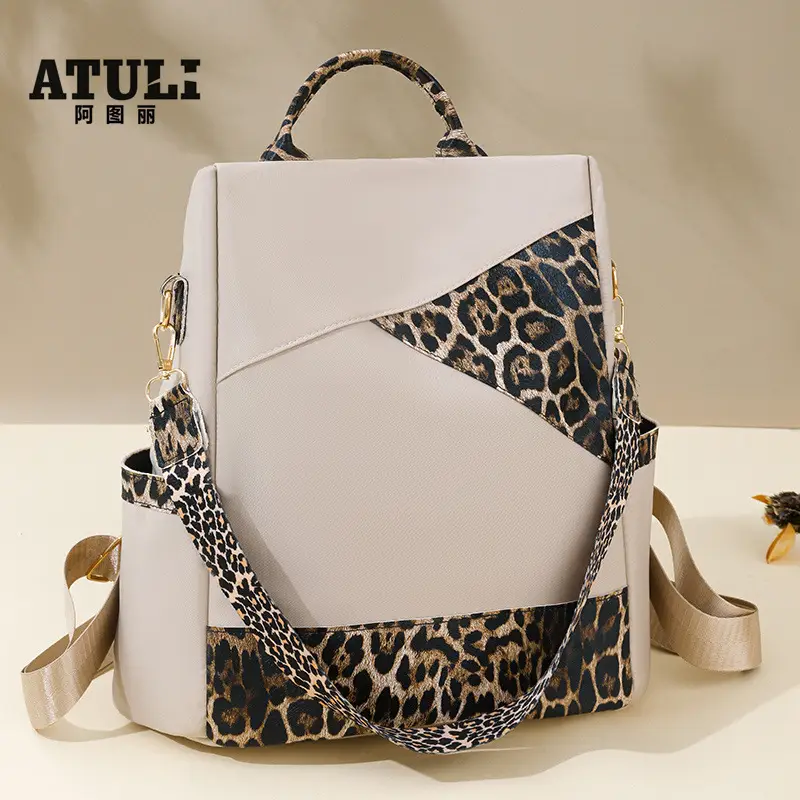 Ladies Leopard Print Shoulder Bag 2025 Fashion Travel