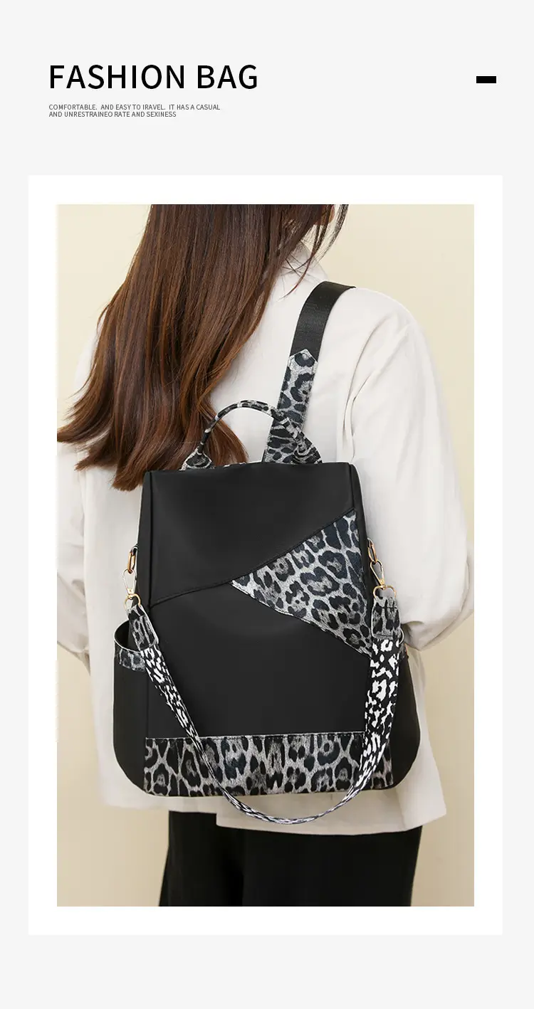 Ladies Leopard Print Shoulder Bag 2025 Fashion Travel — feature 10