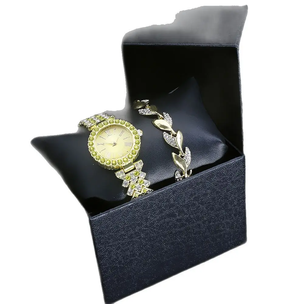 Gold Diamond Wristwatch Set for Women - Image 6