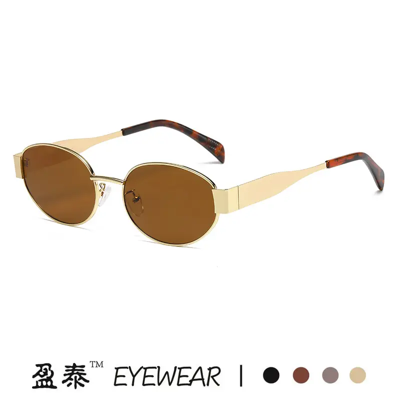 2025 Round Ins Metal Sunglasses for Men Women - Image 7