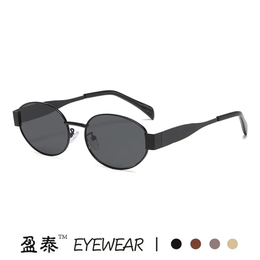 2025 Round Ins Metal Sunglasses for Men Women - Image 8