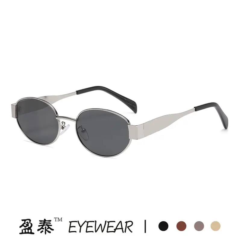2025 Round Ins Metal Sunglasses for Men Women - Image 9