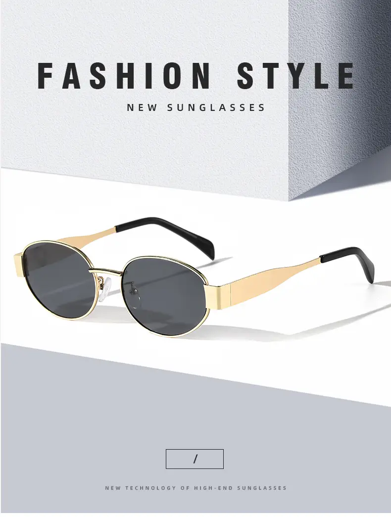 2025 Round Ins Metal Sunglasses for Men Women — feature 11