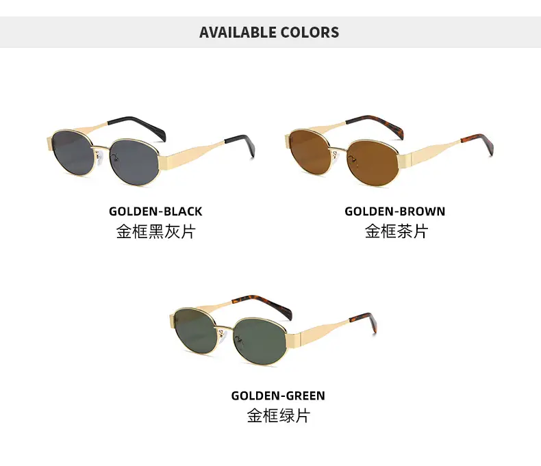 2025 Round Ins Metal Sunglasses for Men Women — feature 13