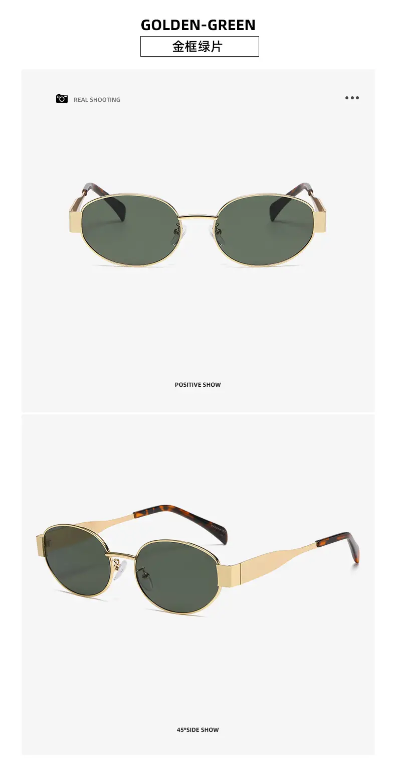 2025 Round Ins Metal Sunglasses for Men Women — feature 16
