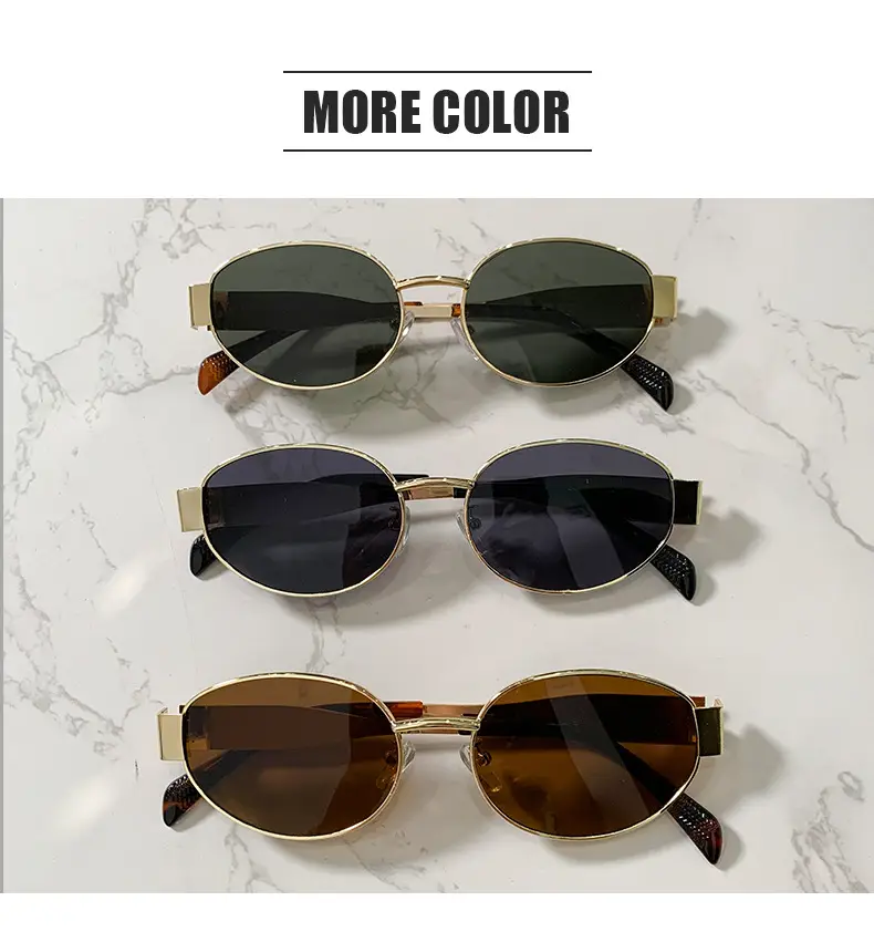 2025 Round Ins Metal Sunglasses for Men Women — feature 17