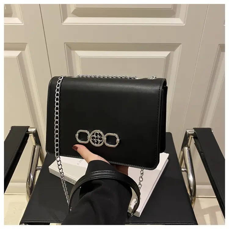 Pink Korean Style Chain Shoulder Bag for Women — feature 21