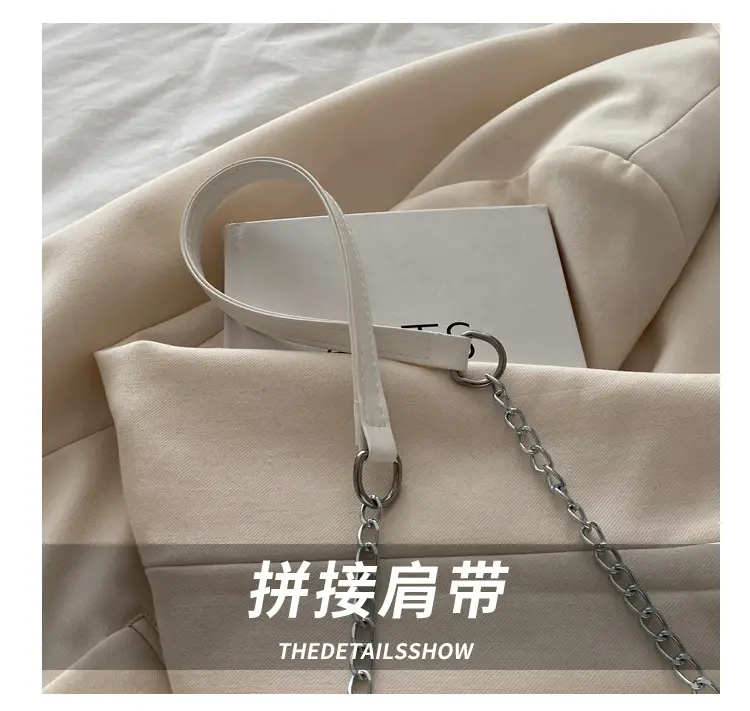 Pink Korean Style Chain Shoulder Bag for Women — feature 4