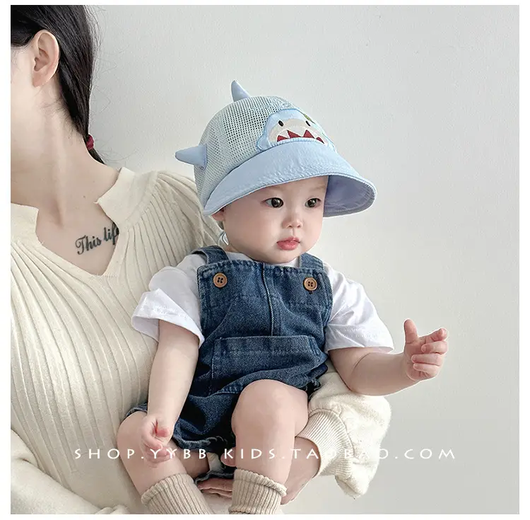 Baby Bear Cap Yellow Mesh Sun Hat for Boys — feature 4