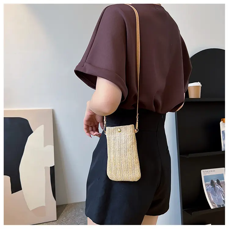 Korean Sunflower Straw Shoulder Bag 2025 Spring — feature 15
