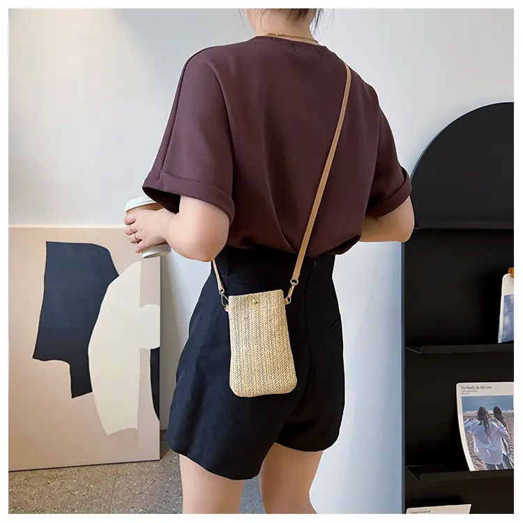 Korean Sunflower Straw Shoulder Bag 2025 Spring — feature 16