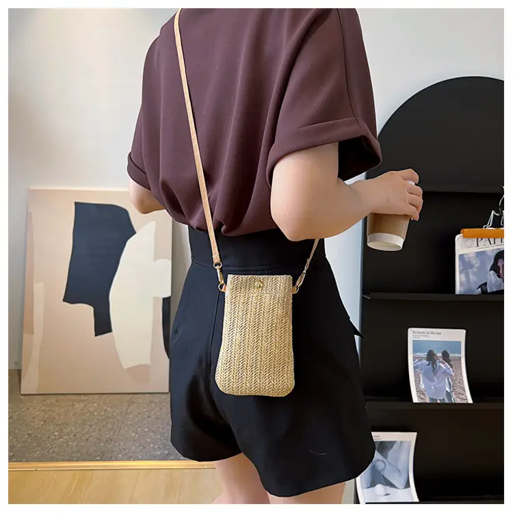 Korean Sunflower Straw Shoulder Bag 2025 Spring — feature 18