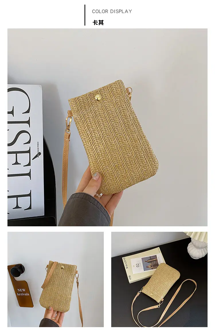 Korean Sunflower Straw Shoulder Bag 2025 Spring — feature 28