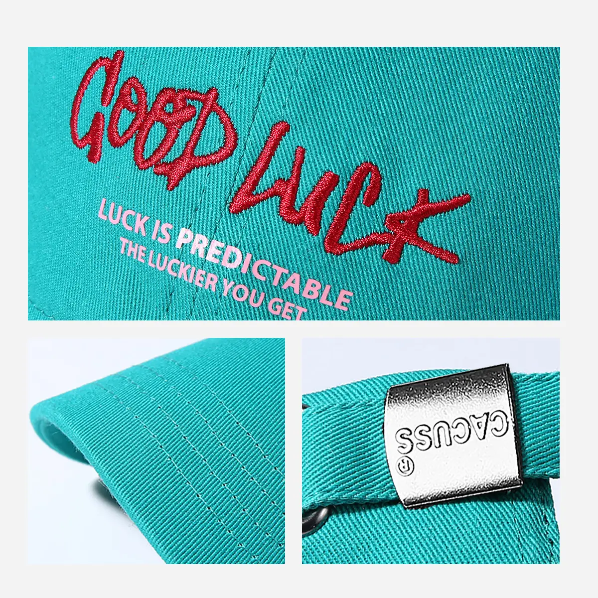 American-style Big Head Circumference Vintage Embroidered Letter Baseball Cap for Men - Image 4