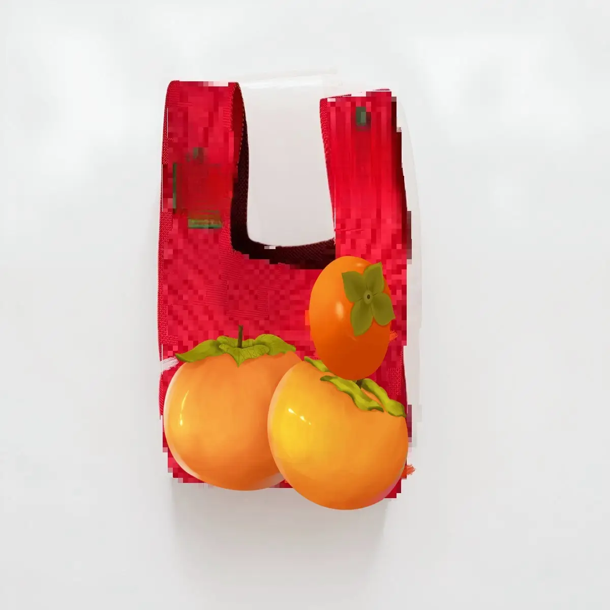 Cute Korean Style Red White Handheld Tote Bag — feature 32