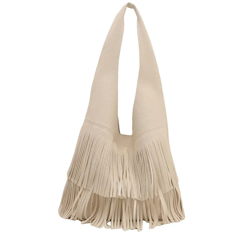 Korean Style Tassel Shoulder Bag Women Large Capacity - Image 9