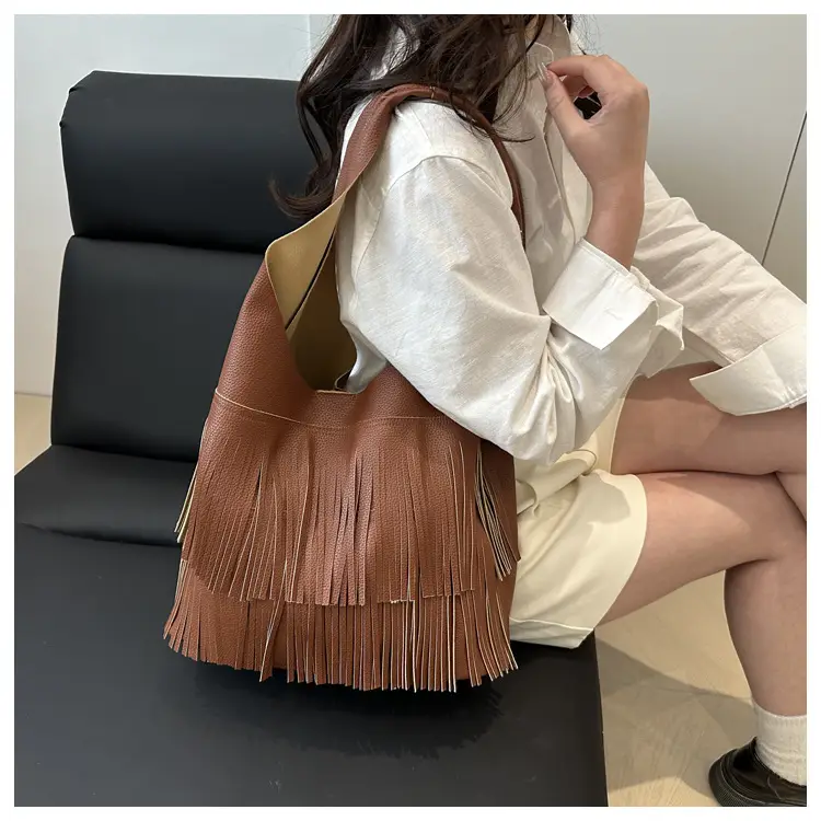 Korean Style Tassel Shoulder Bag Women Large Capacity — feature 15