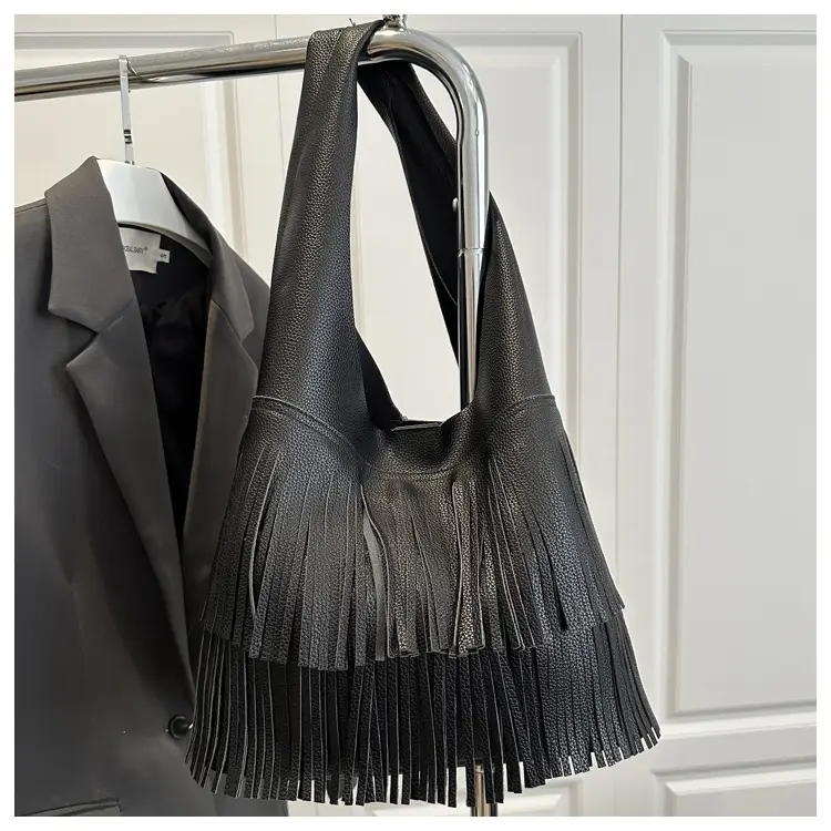Korean Style Tassel Shoulder Bag Women Large Capacity — feature 20