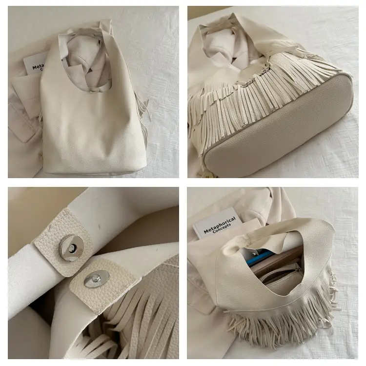 Korean Style Tassel Shoulder Bag Women Large Capacity — feature 6