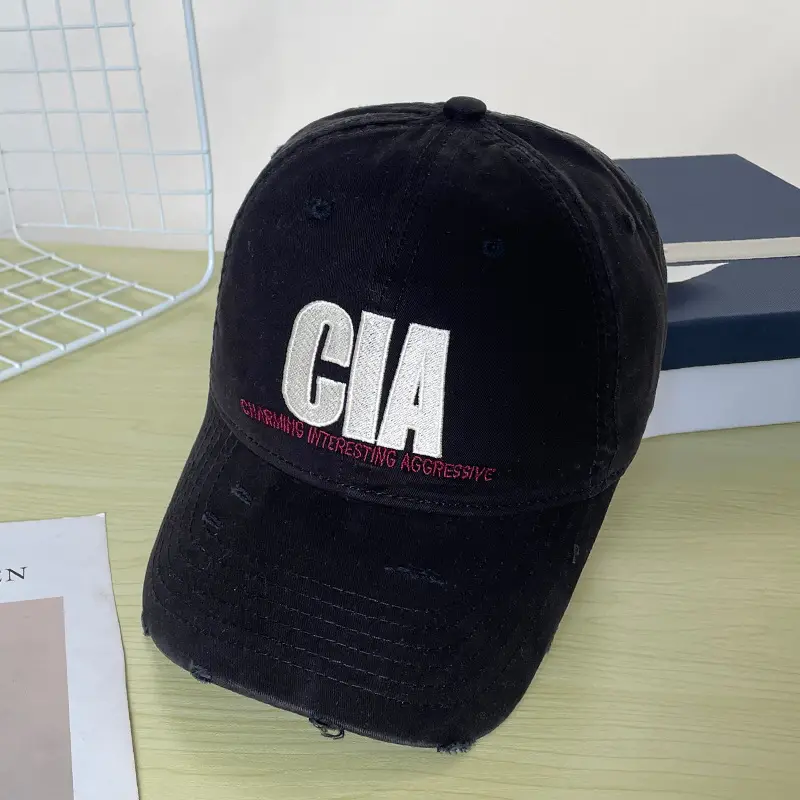 Men's Blue GA Embroidered Baseball Cap — feature 10