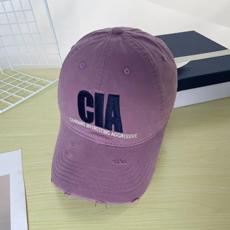 Men's Blue GA Embroidered Baseball Cap — feature 12