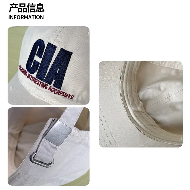 Men's Blue GA Embroidered Baseball Cap — feature 14