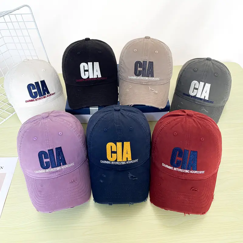 Men's Blue GA Embroidered Baseball Cap — feature 2