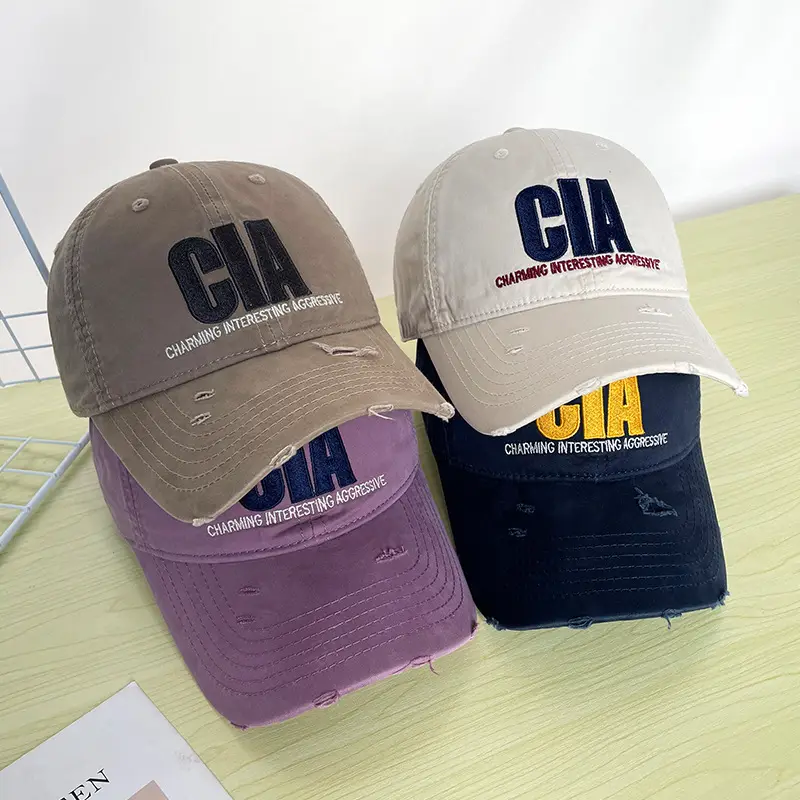 Men's Blue GA Embroidered Baseball Cap — feature 3