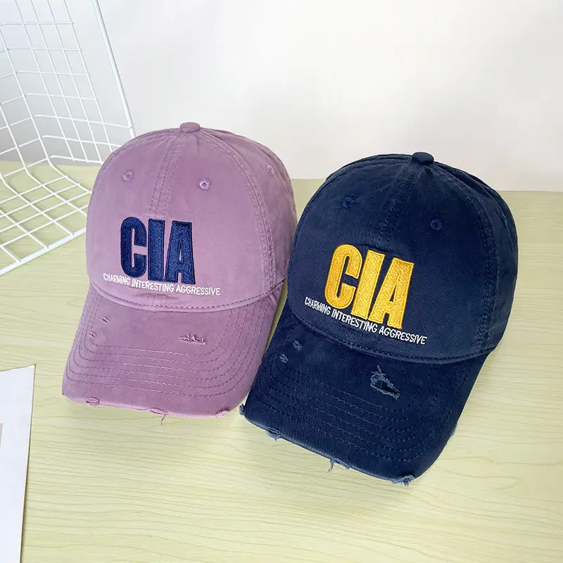 Men's Blue GA Embroidered Baseball Cap — feature 4
