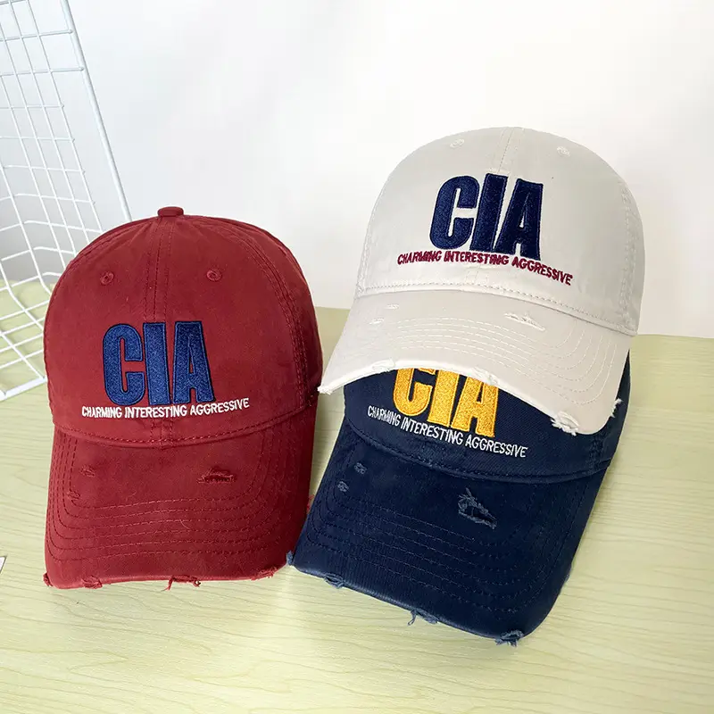 Men's Blue GA Embroidered Baseball Cap — feature 5