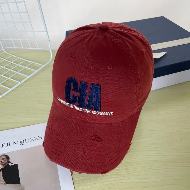 Men's Blue GA Embroidered Baseball Cap — feature 7