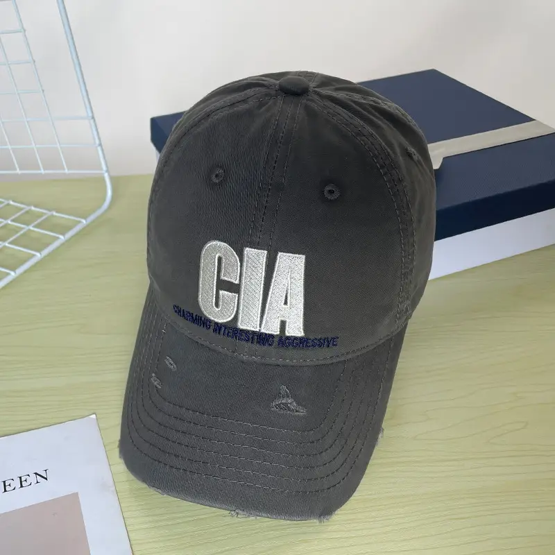 Men's Blue GA Embroidered Baseball Cap — feature 8