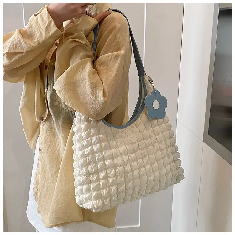 Women's Bubble Flower Shoulder Bag 2025 Spring New — feature 10