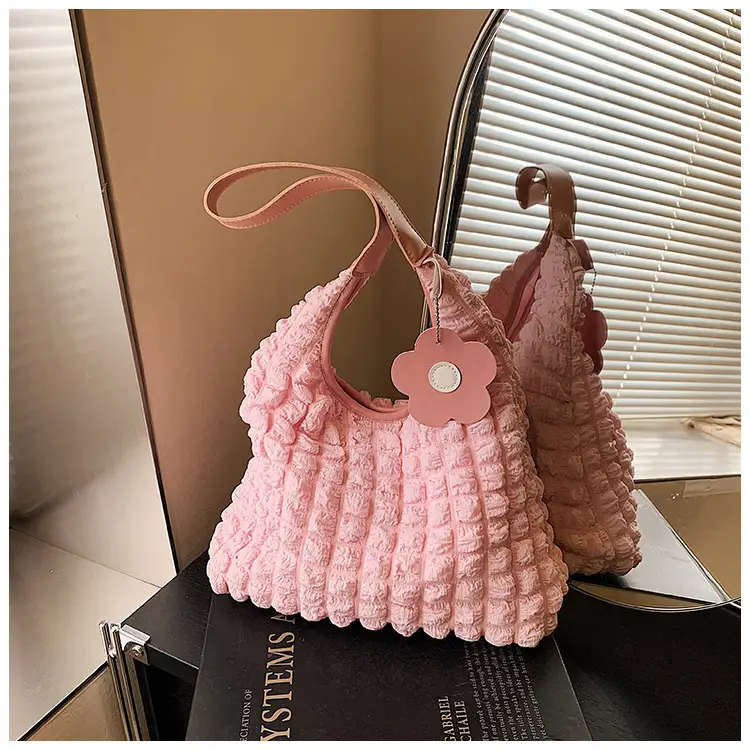 Women's Bubble Flower Shoulder Bag 2025 Spring New — feature 21