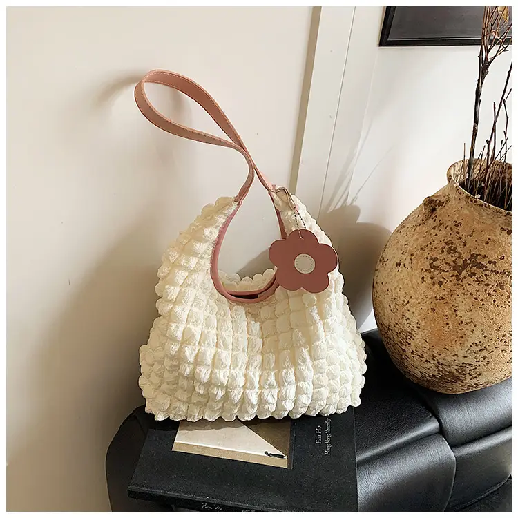 Women's Bubble Flower Shoulder Bag 2025 Spring New — feature 22
