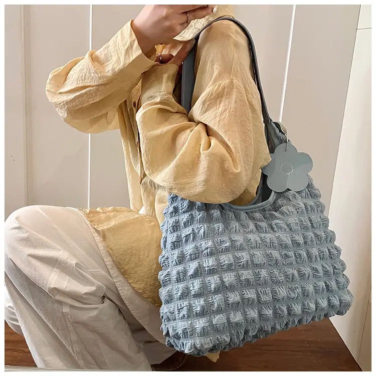 Women's Bubble Flower Shoulder Bag 2025 Spring New — feature 8