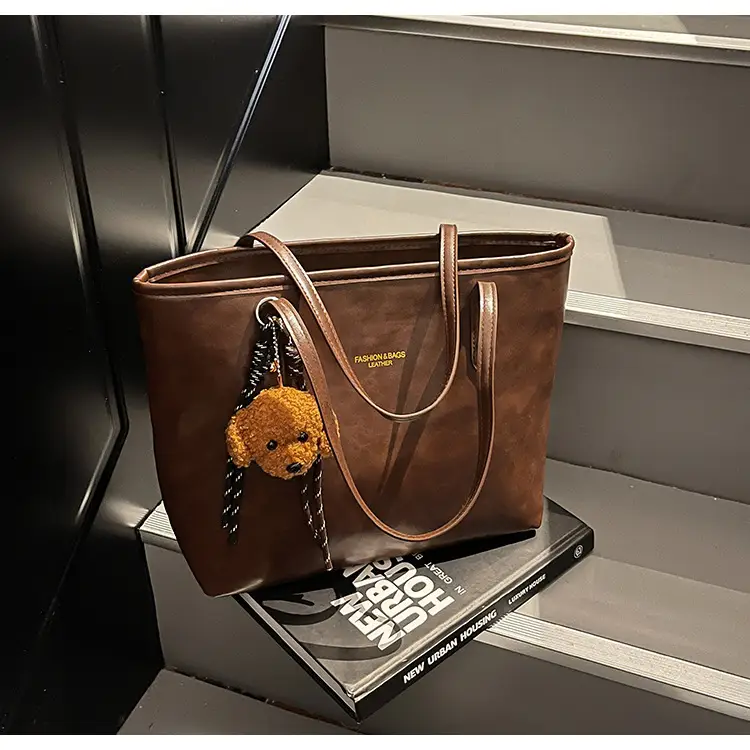 Vintage Brown Leather Tote Bag for Women 2025 — feature 44