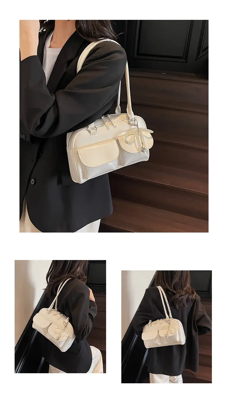 Silver Korean Style Shoulder Bag 2025 New — feature 10