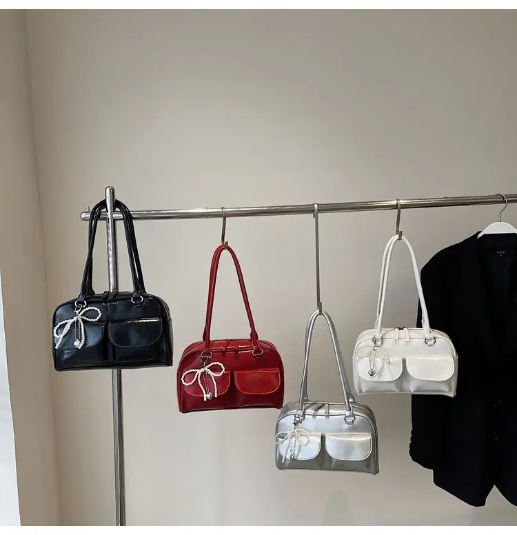 Silver Korean Style Shoulder Bag 2025 New — feature 14