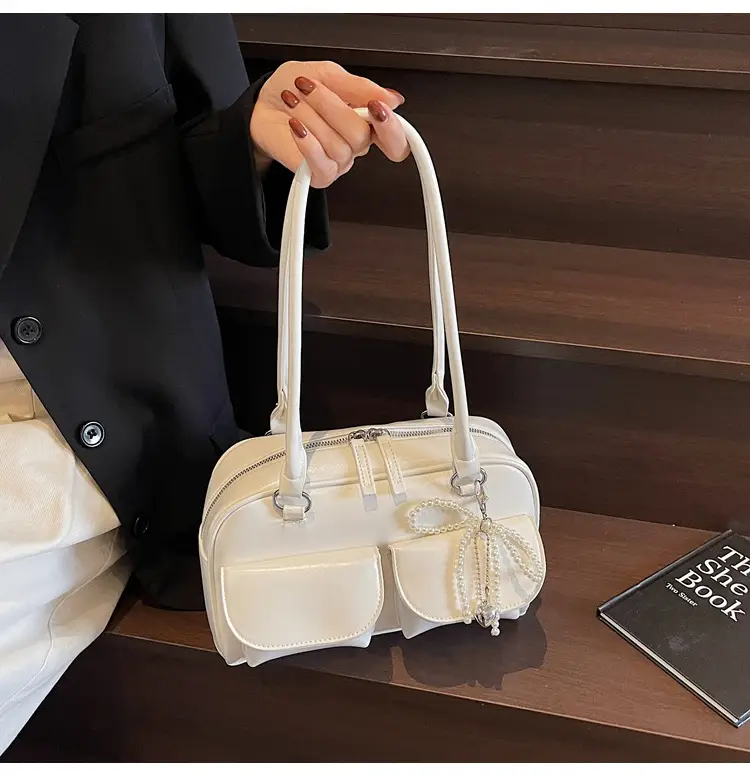 Silver Korean Style Shoulder Bag 2025 New — feature 29