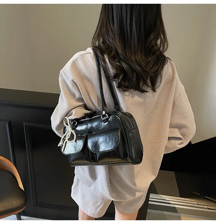Silver Korean Style Shoulder Bag 2025 New — feature 39