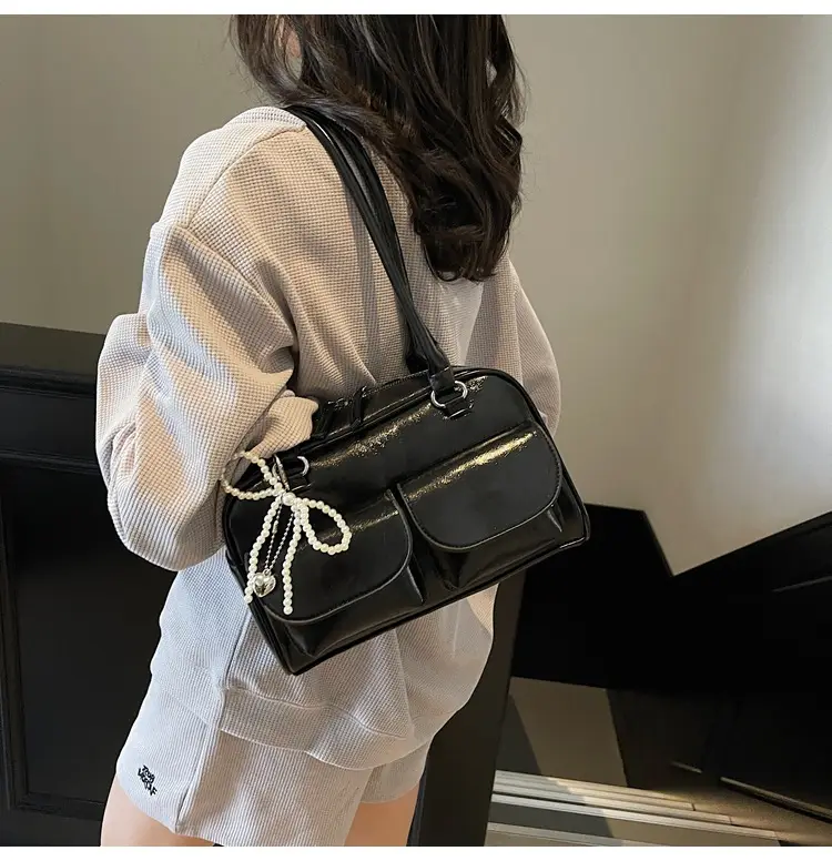 Silver Korean Style Shoulder Bag 2025 New — feature 40