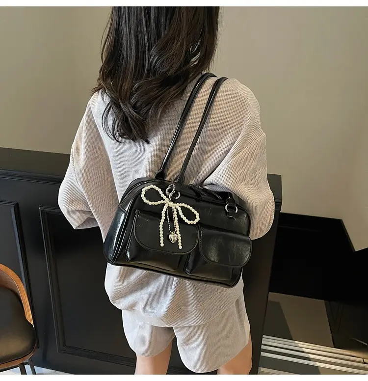Silver Korean Style Shoulder Bag 2025 New — feature 42