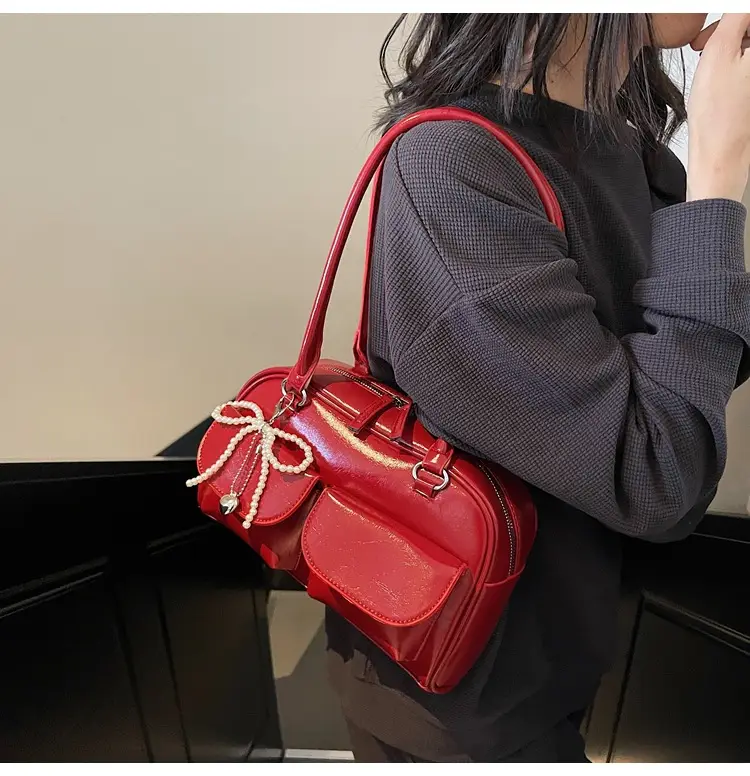 Silver Korean Style Shoulder Bag 2025 New — feature 47