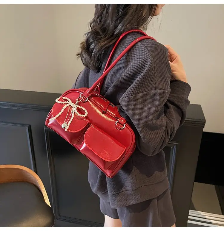 Silver Korean Style Shoulder Bag 2025 New — feature 50