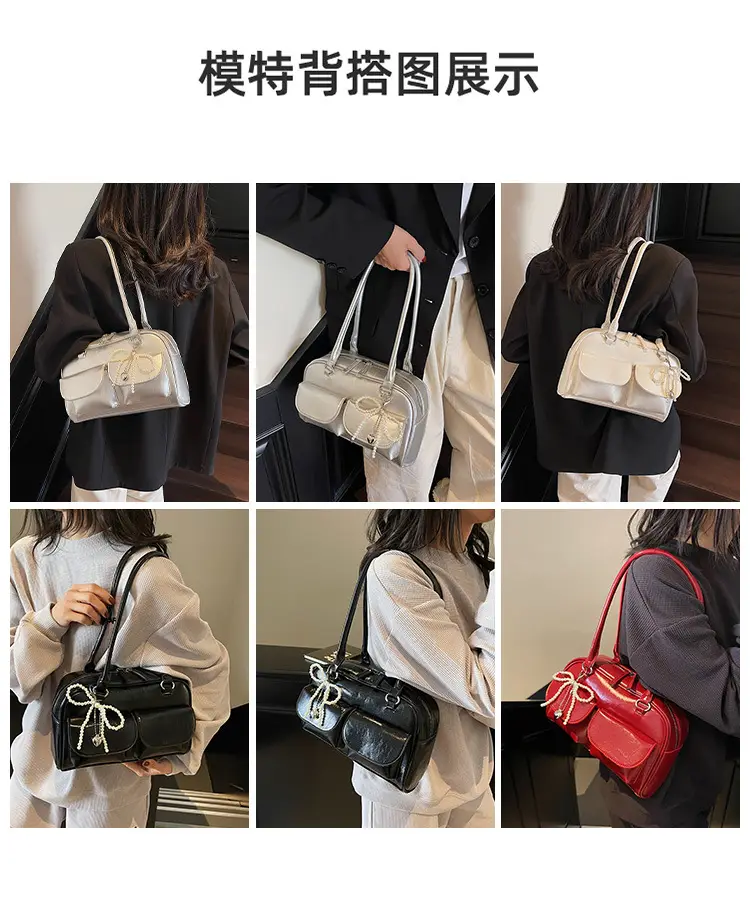 Silver Korean Style Shoulder Bag 2025 New — feature 9